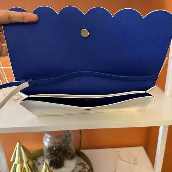 KATE SPADE Lily Ave Kiki White Clutch (NWOT) - Picture 9 of 14